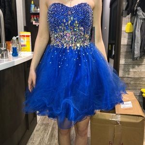 Blue Jovani Dress
